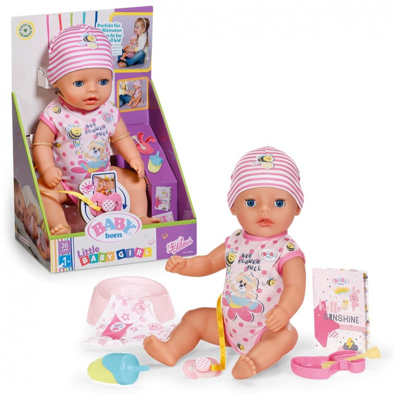 Zapf Creation: Baby Born - Kis lány (36 cm) (834596-116724)