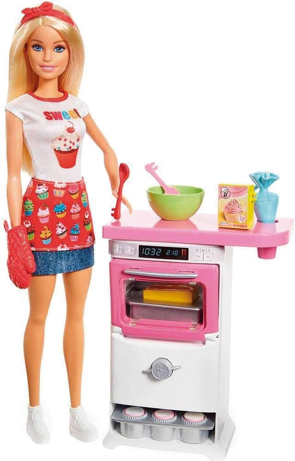 Mattel Barbie baba - Pék bemutatása (FHP57)