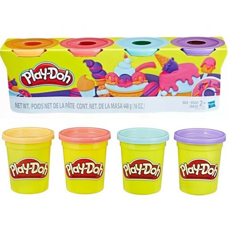 Hasbro Play-Doh Sweet Color dobozok (4 darabos csomag) (E4869)