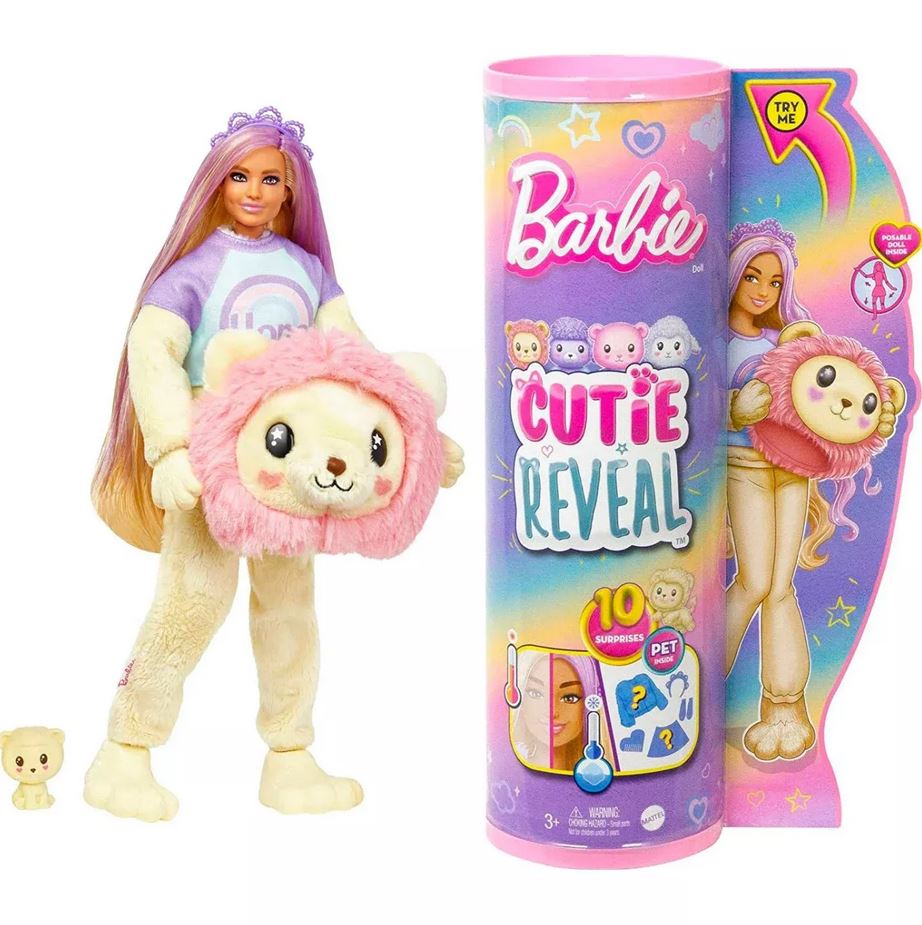 Mattel Barbie: Cutie Reveal - Oroszlán (HKR06)