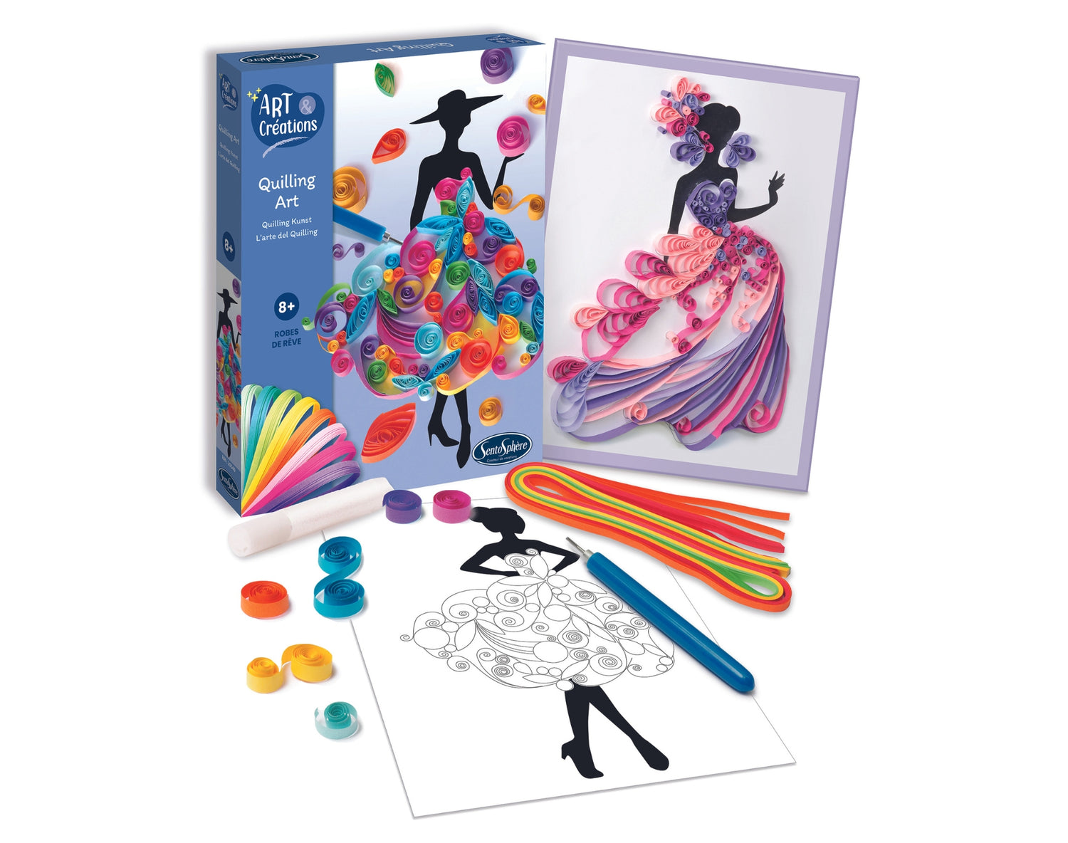 Art & Creations Quilling Art - Álomszép ruhák