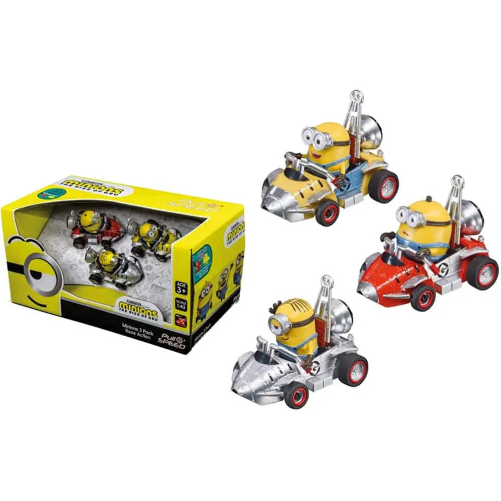 Carrera Pull Speed: Minioni: Vzpon Gruja - 3 Paket Dirkaška akcija 1:43 (15813019)