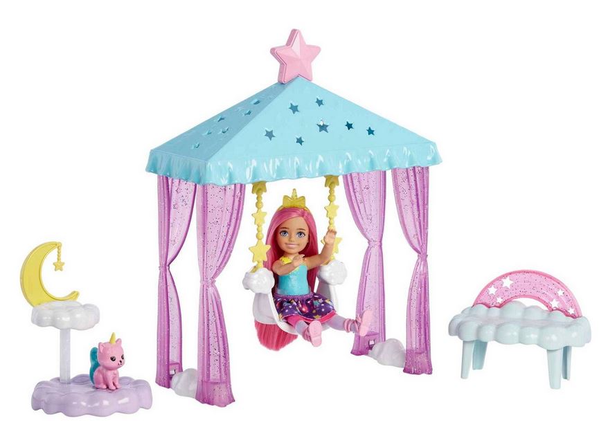 Mattel Barbie - Baba mesebeli készlettel (HLC27)