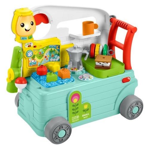 Fisher-Price - 3 az 1-ben utazó lakóautó okos szintekkel (HCK81)