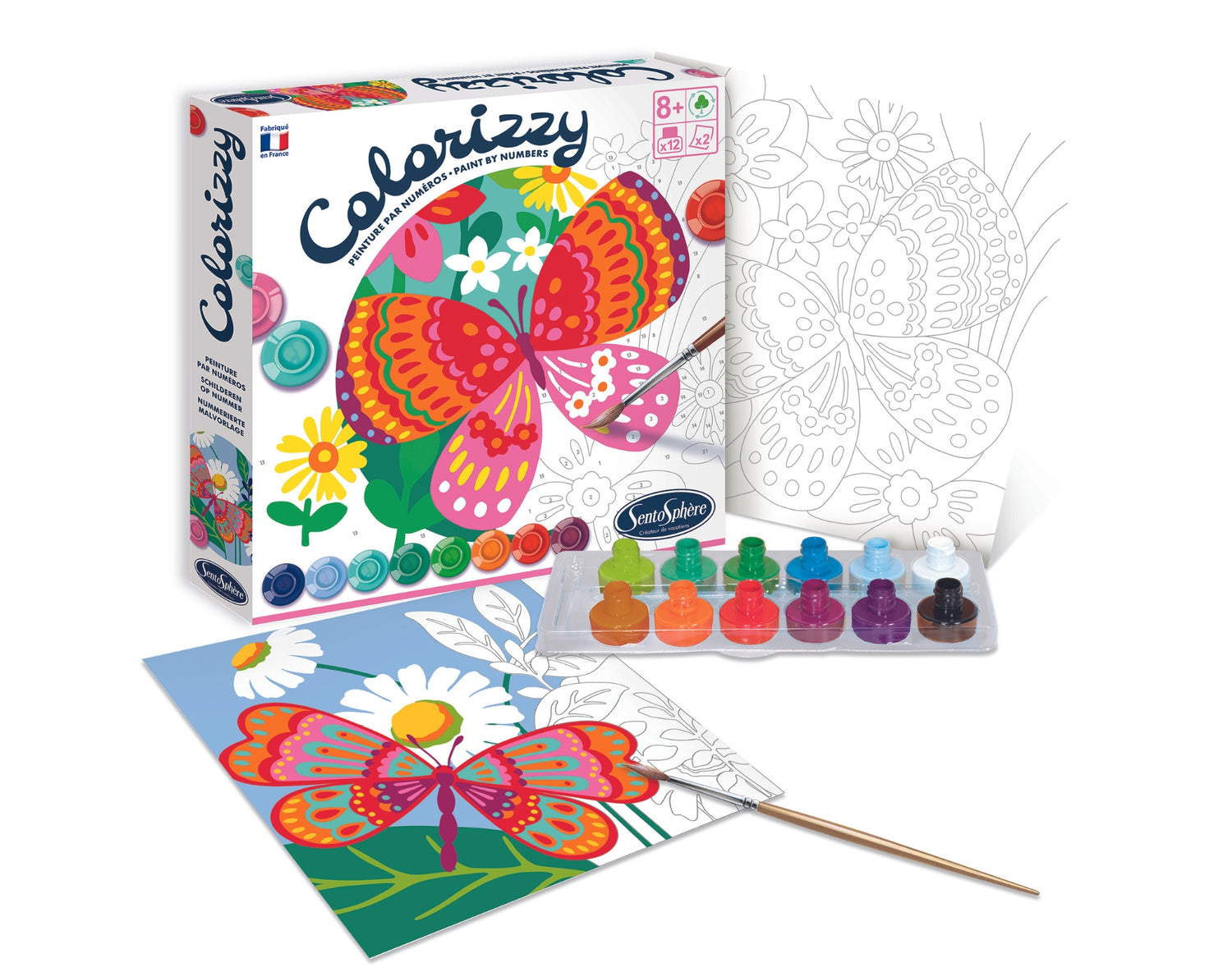 Colorizzy Slikanje po številkah Metulj