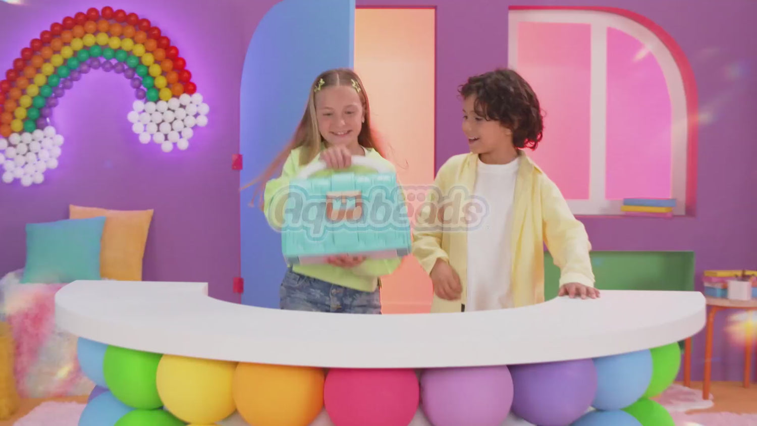 Aquabeads tervező hordozható alkotó bőrönd